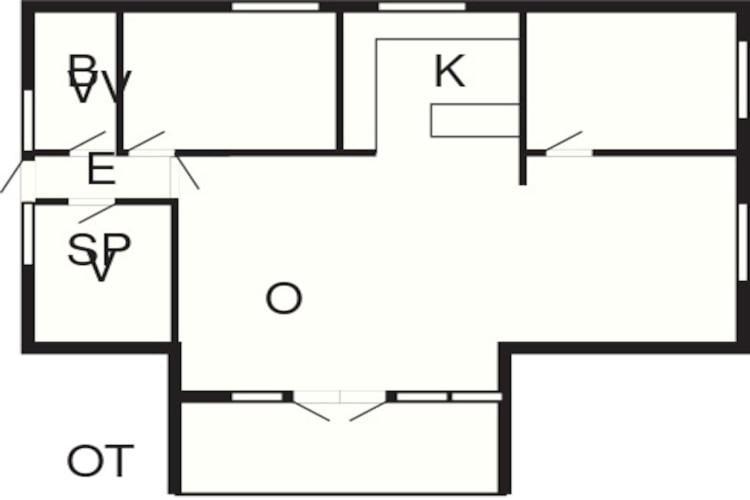 6 Person Holiday Home In Ansager Extérieur photo